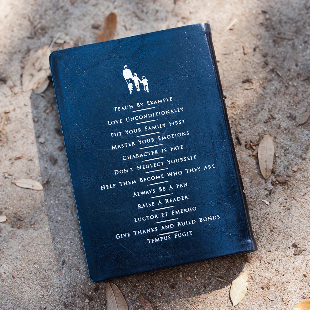 Daily Dad Five Year Reflection Journal Leatherbound - Image 3
