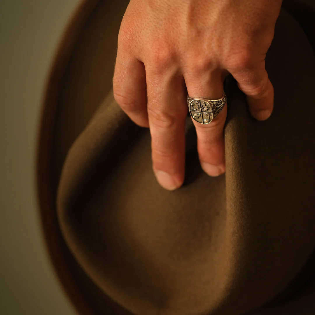 Four Virtues Signet Ring - Image 6