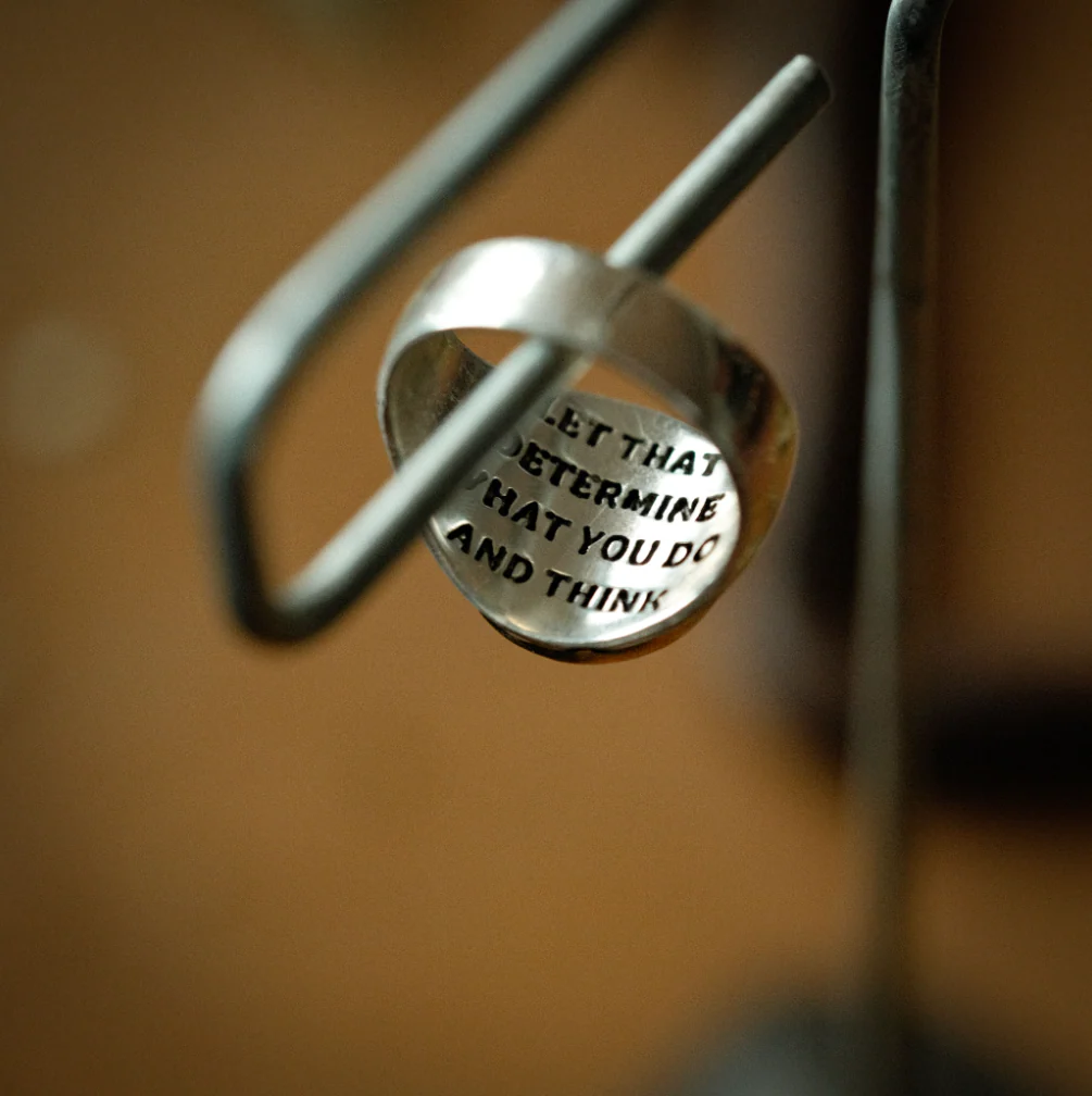 Memento Mori Premium Signet Ring - Image 5