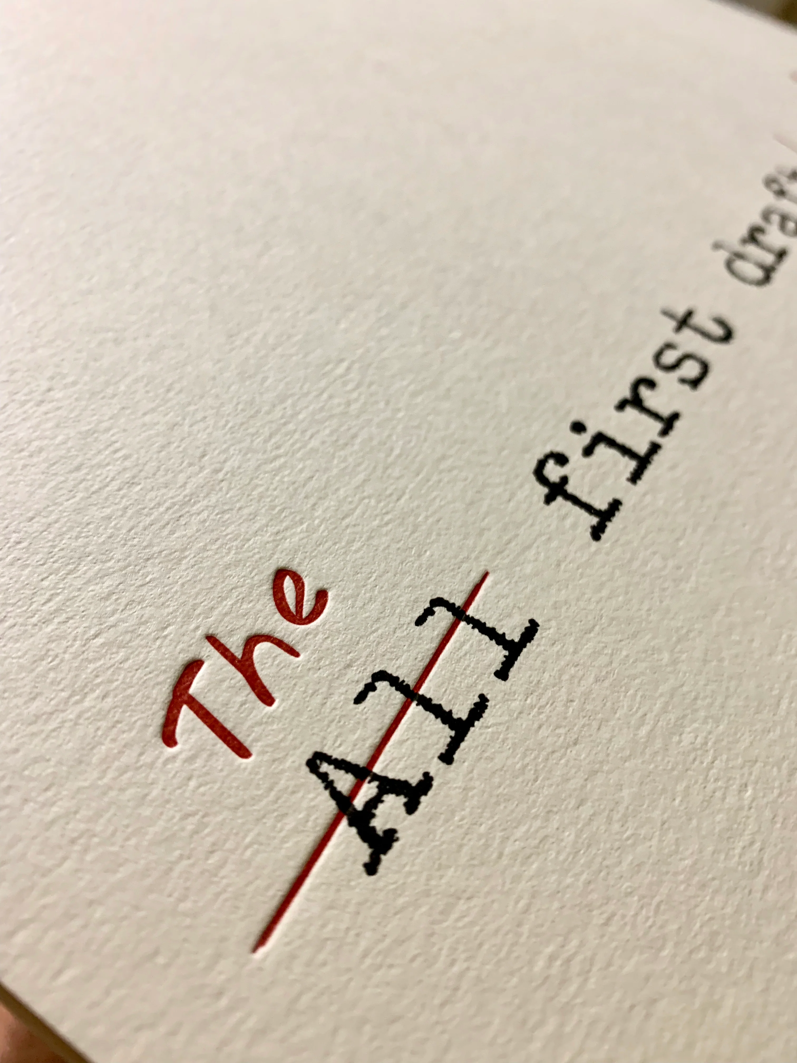 “The First Draft of Anything Is Shit” Print - Image 3